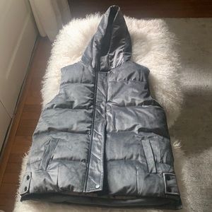 Velvet grey vest